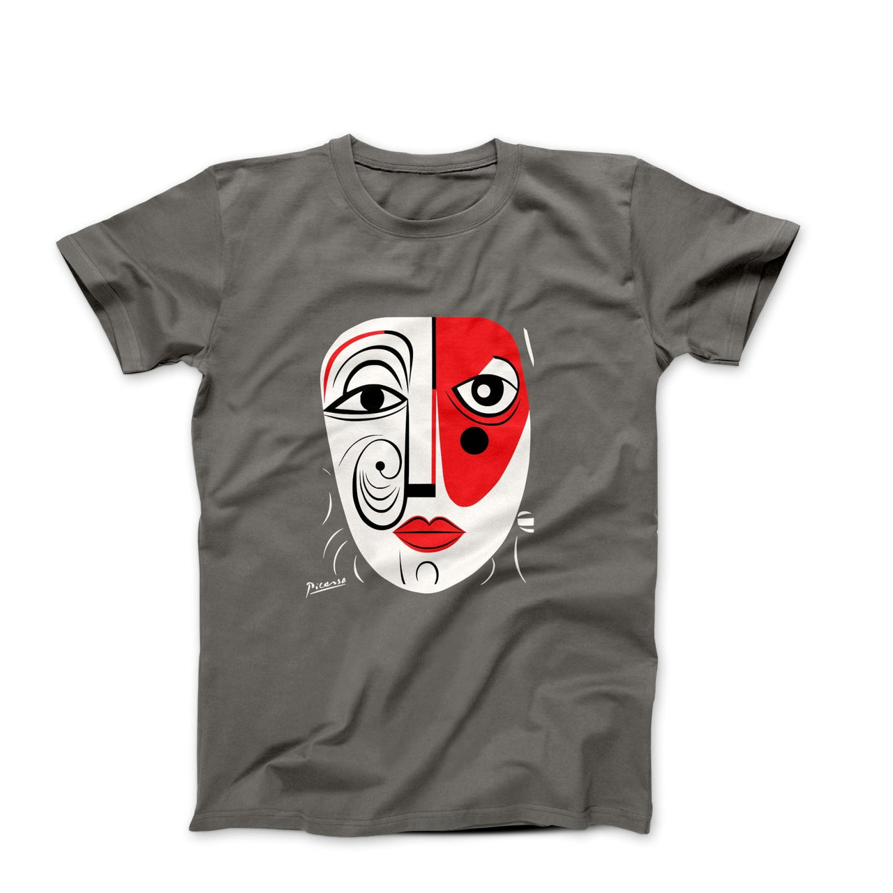 Pablo Picasso Happy Or Sad Artwork T-shirt - Clothing - Harvey Ltd