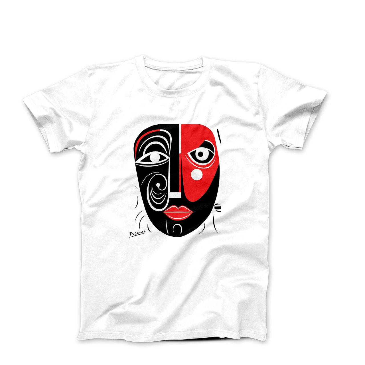 Pablo Picasso Happy Or Sad Artwork T-shirt - Clothing - Harvey Ltd