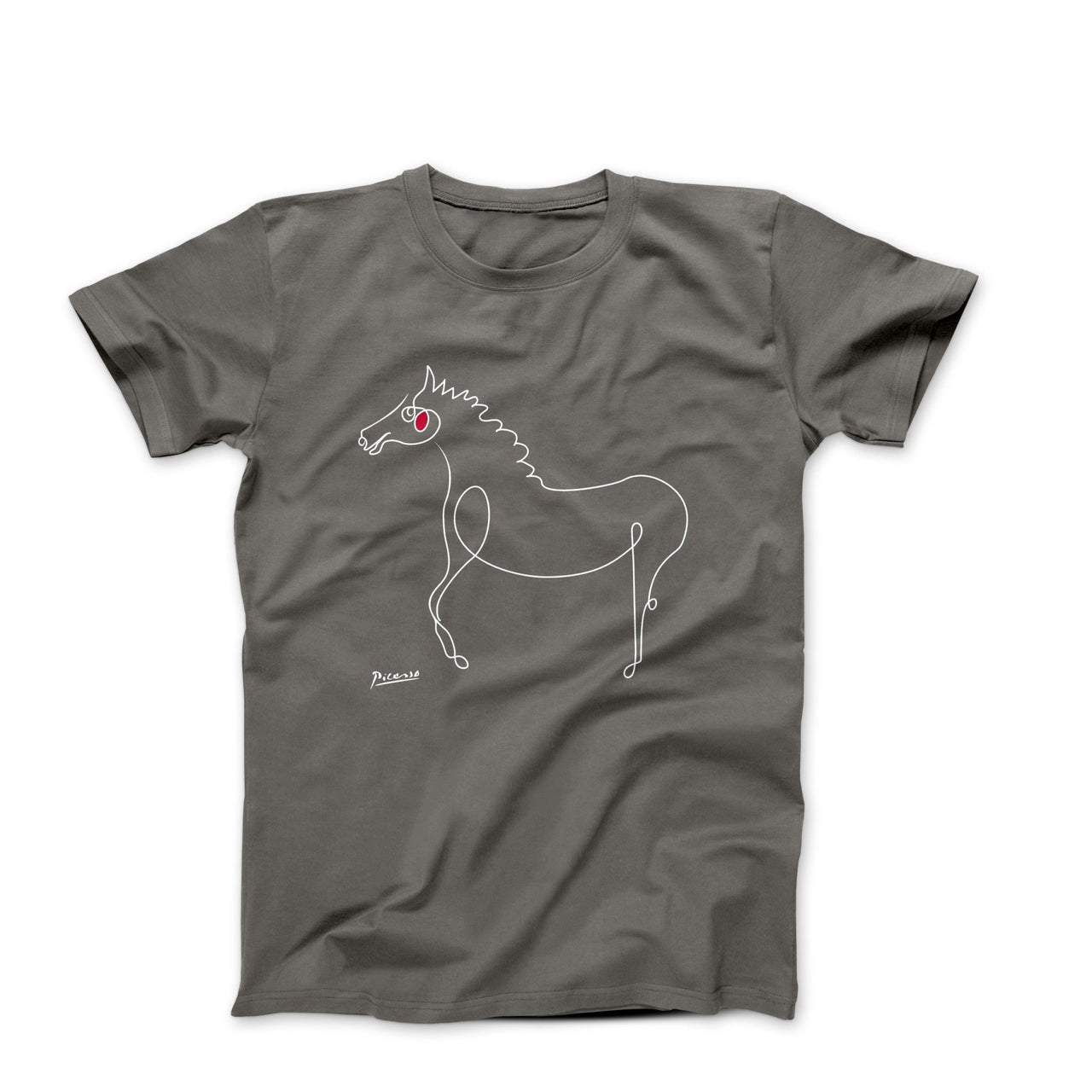 Pablo Picasso Horse Line Sketch T-shirt - Clothing - Harvey Ltd