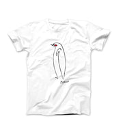 Pablo Picasso Penguin Line Sketch T-shirt - Clothing - Harvey Ltd