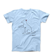 Pablo Picasso Puppy Line Sketch T-shirt - Clothing - Harvey Ltd