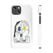 Pablo Picasso the Kiss (1979) Slim White Phone Case - Accessories - Harvey Ltd
