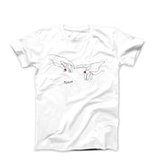 Pablo Picasso Touching Hands Line Sketch T-shirt - Clothing - Harvey Ltd