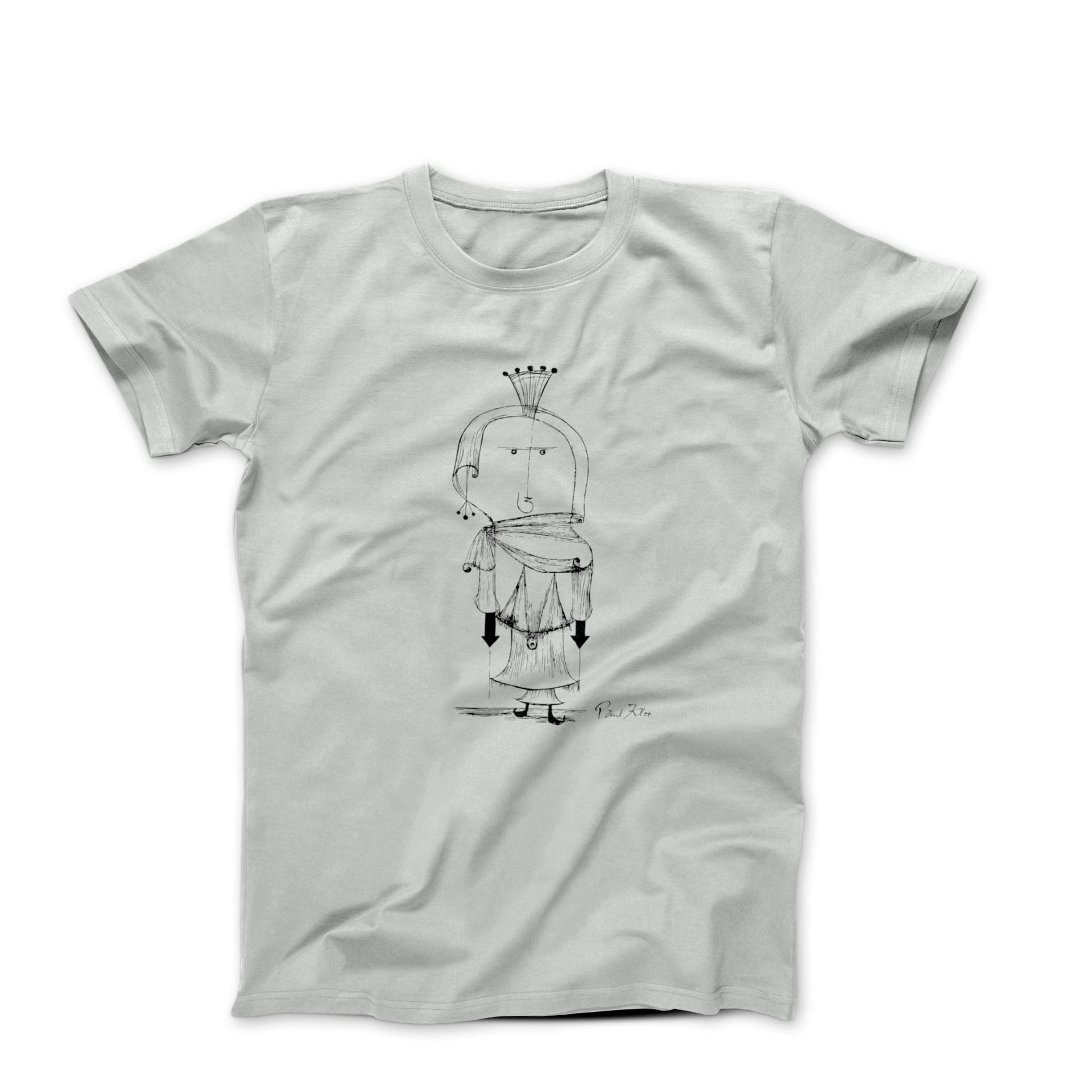Paul Klee Witch With A Comb (1922) Artwork T-shirt - Clothing - Harvey Ltd