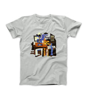 Picasso Three Musicians (1921) Artwork T-Shirt - Greatest Artists - Harvey Ltd