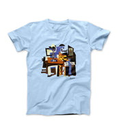 Picasso Three Musicians (1921) Artwork T-Shirt - Greatest Artists - Harvey Ltd