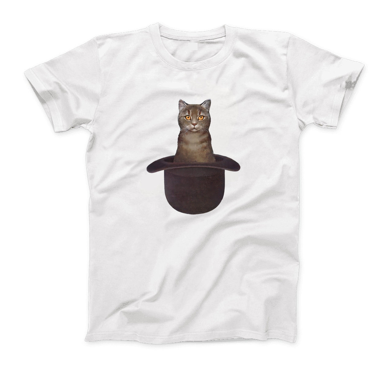 Rene Magritte Cat In The Hat (1920) Artwork T-shirt - Clothing - Harvey Ltd