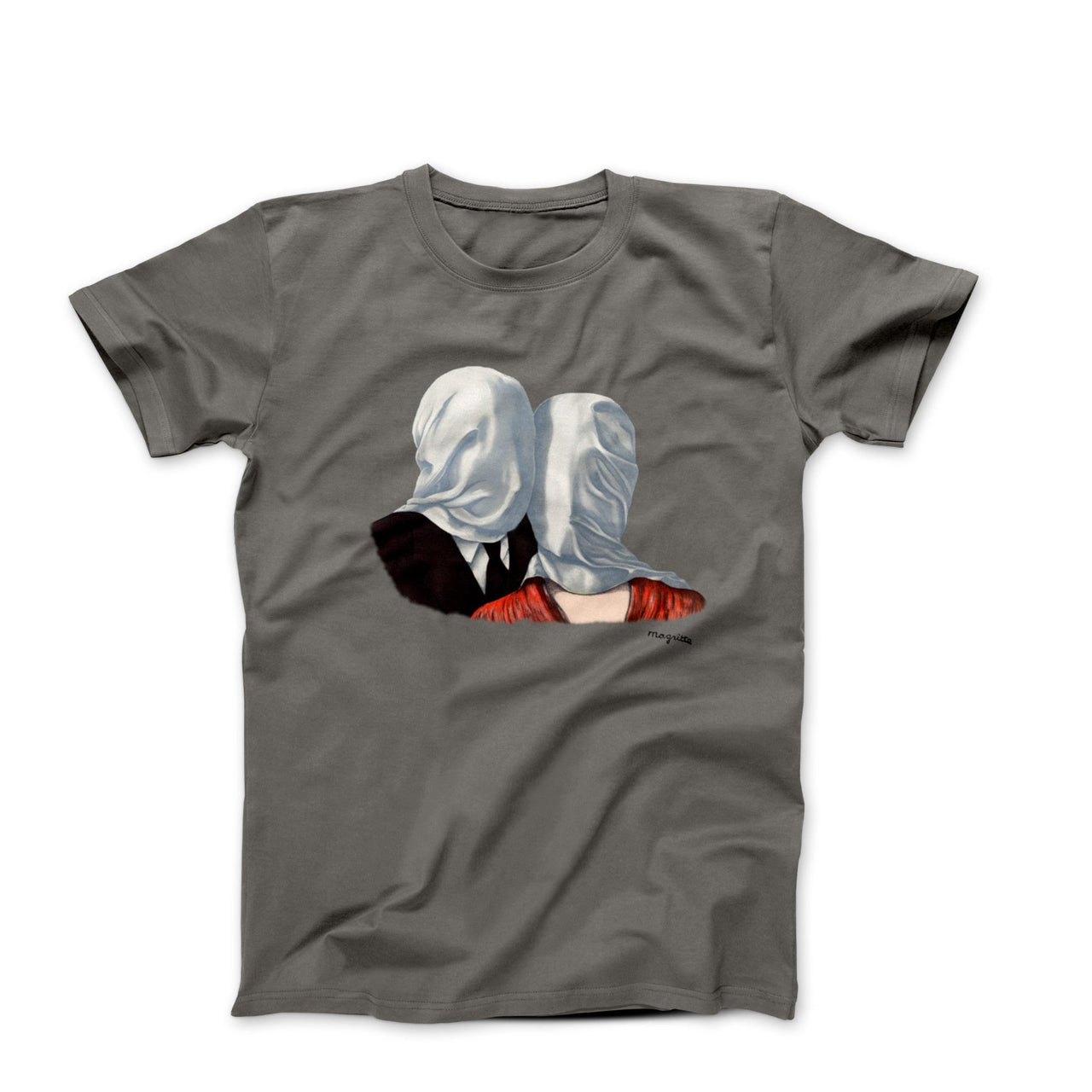 Rene Magritte The Lovers I (1928) Artwork T-shirt - Clothing - Harvey Ltd