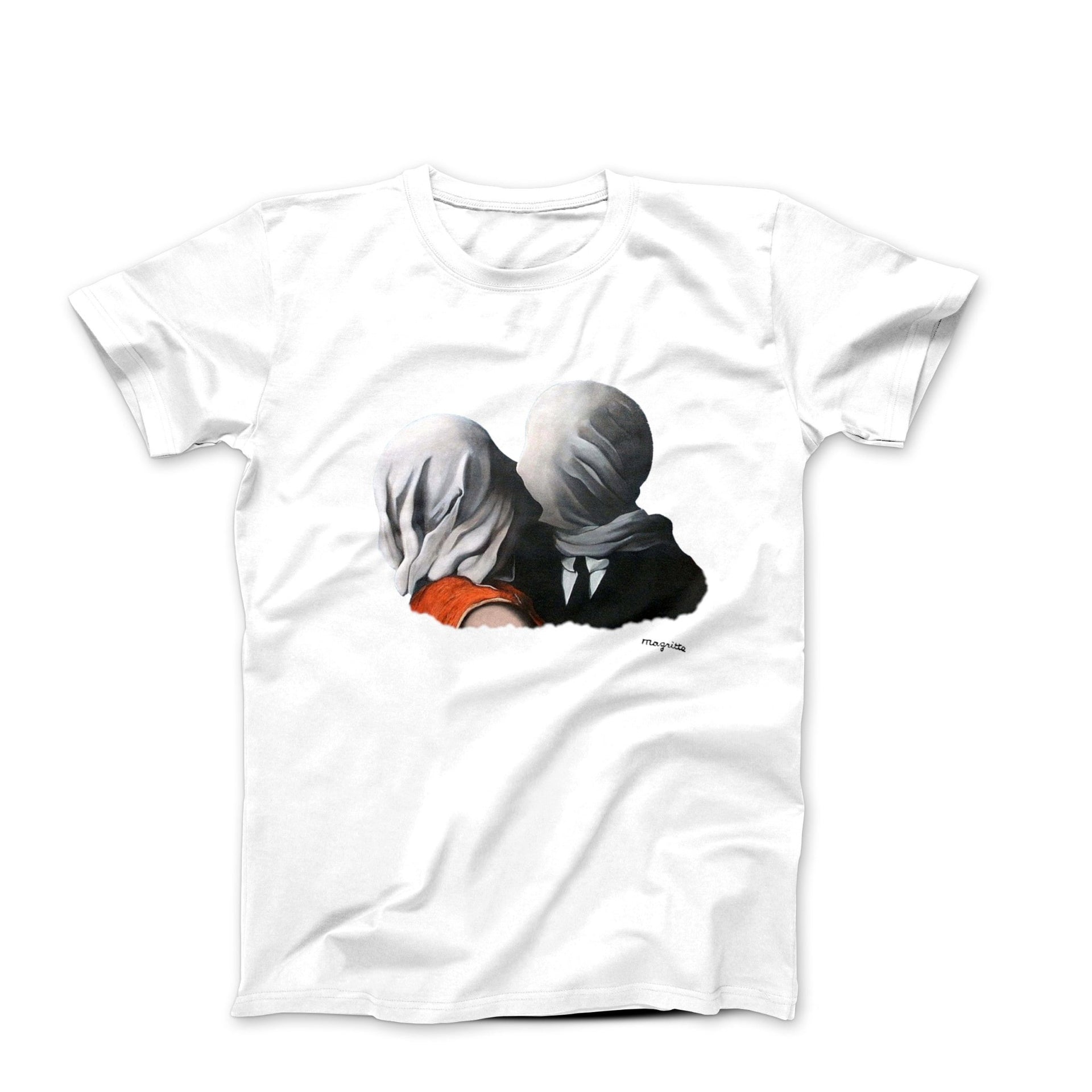 Rene Magritte The Lovers II (1928) Artwork T-shirt - Clothing - Harvey Ltd