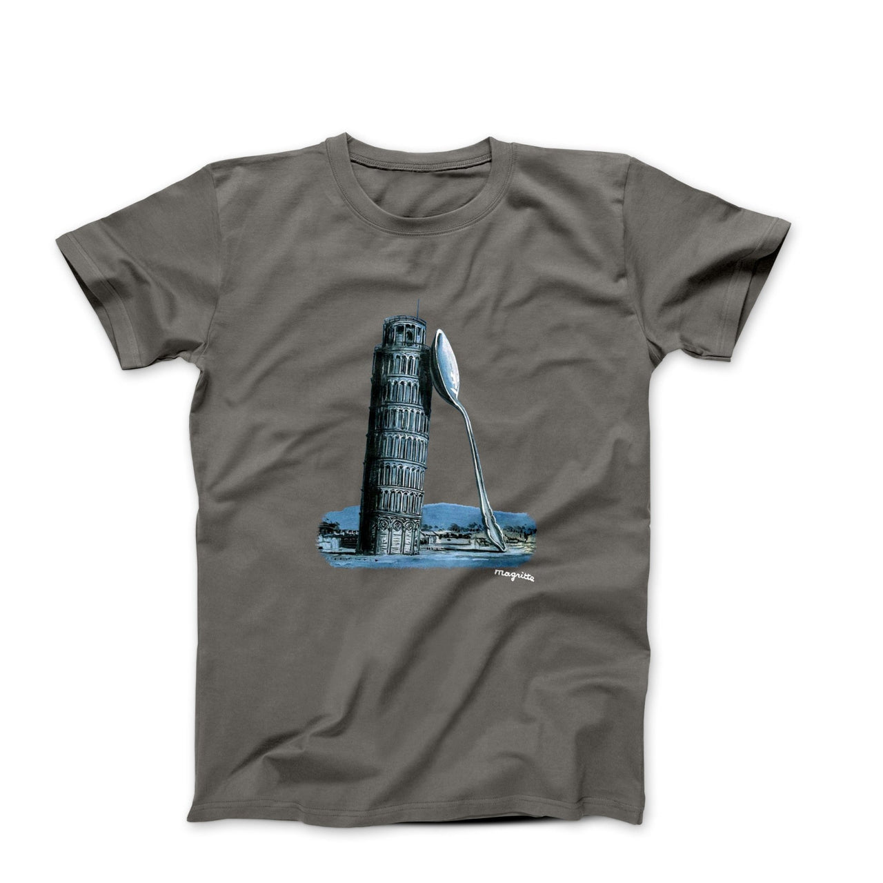 Rene Magritte The Night Of Pisa (1958) Art T-shirt - Clothing - Harvey Ltd