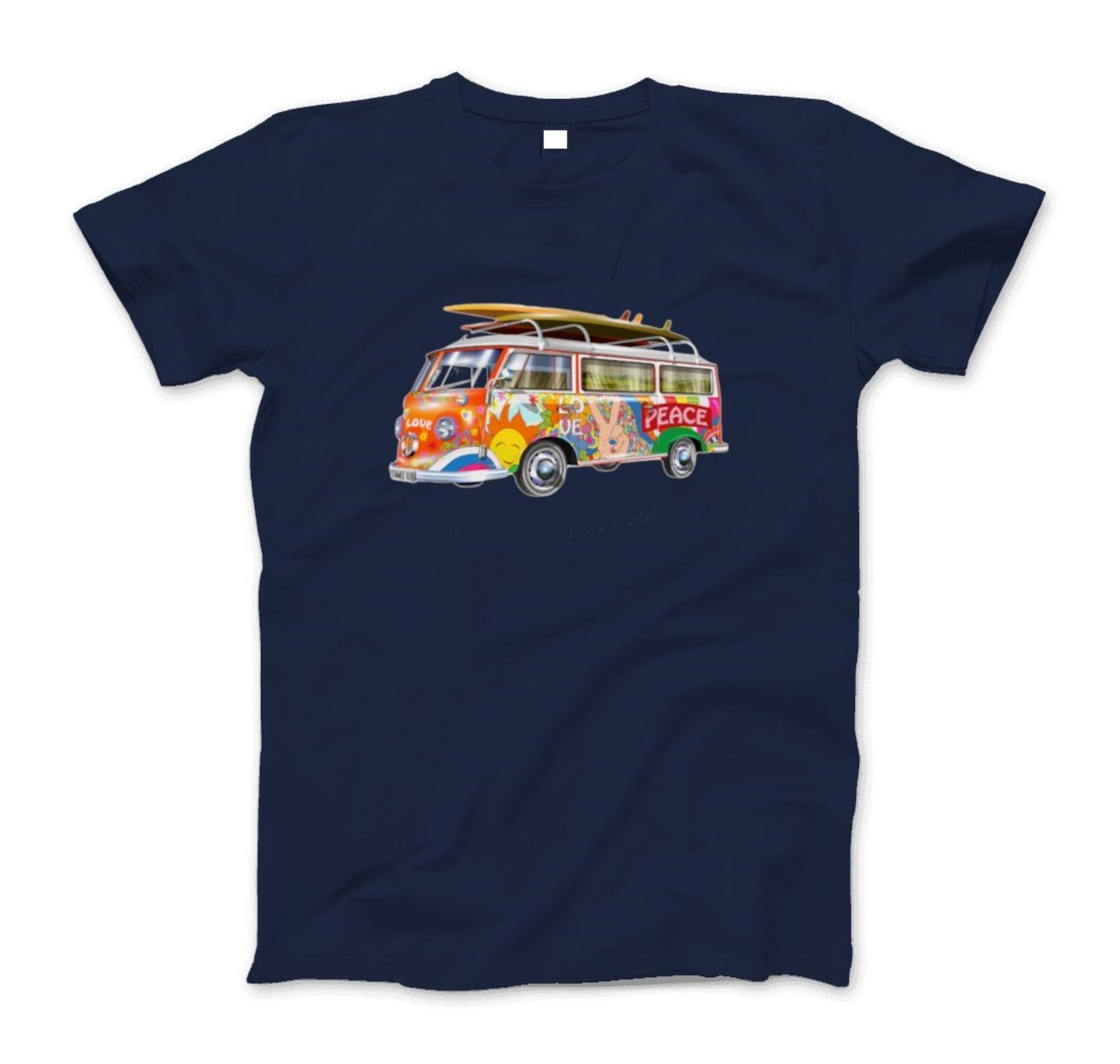 Retro Surf Bus Graphic T-shirt - Clothing - Harvey Ltd