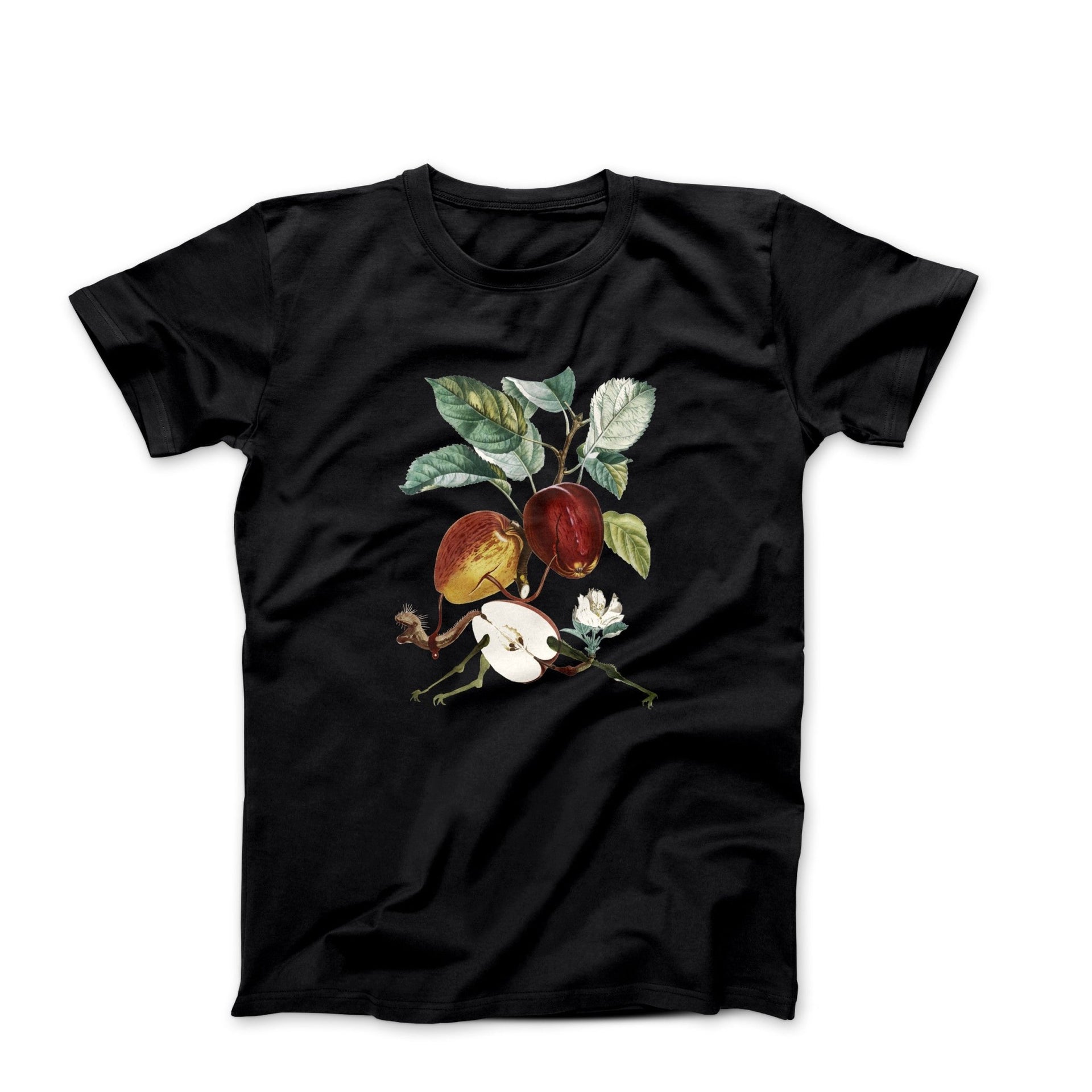 Salvador Dali Apple Dragon (1969) Artwork T-shirt - Clothing - Harvey Ltd