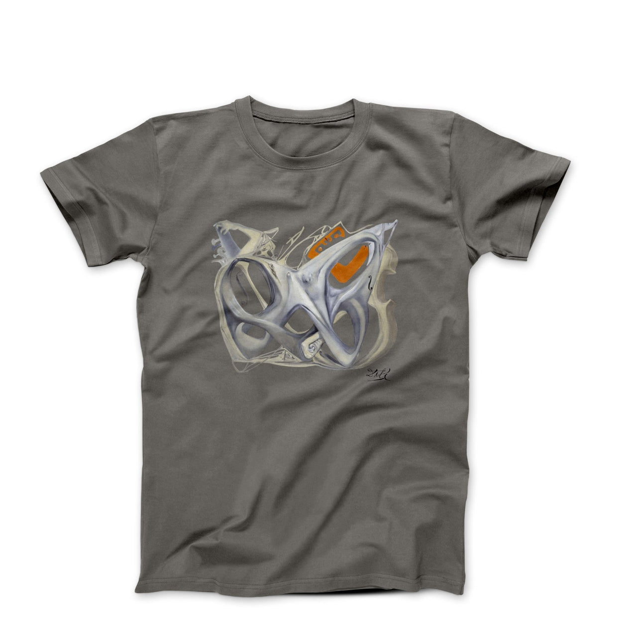 Salvador Dali Contortion of Female Turning Into Cello (1983) Art T-shirt - Clothing - Harvey Ltd