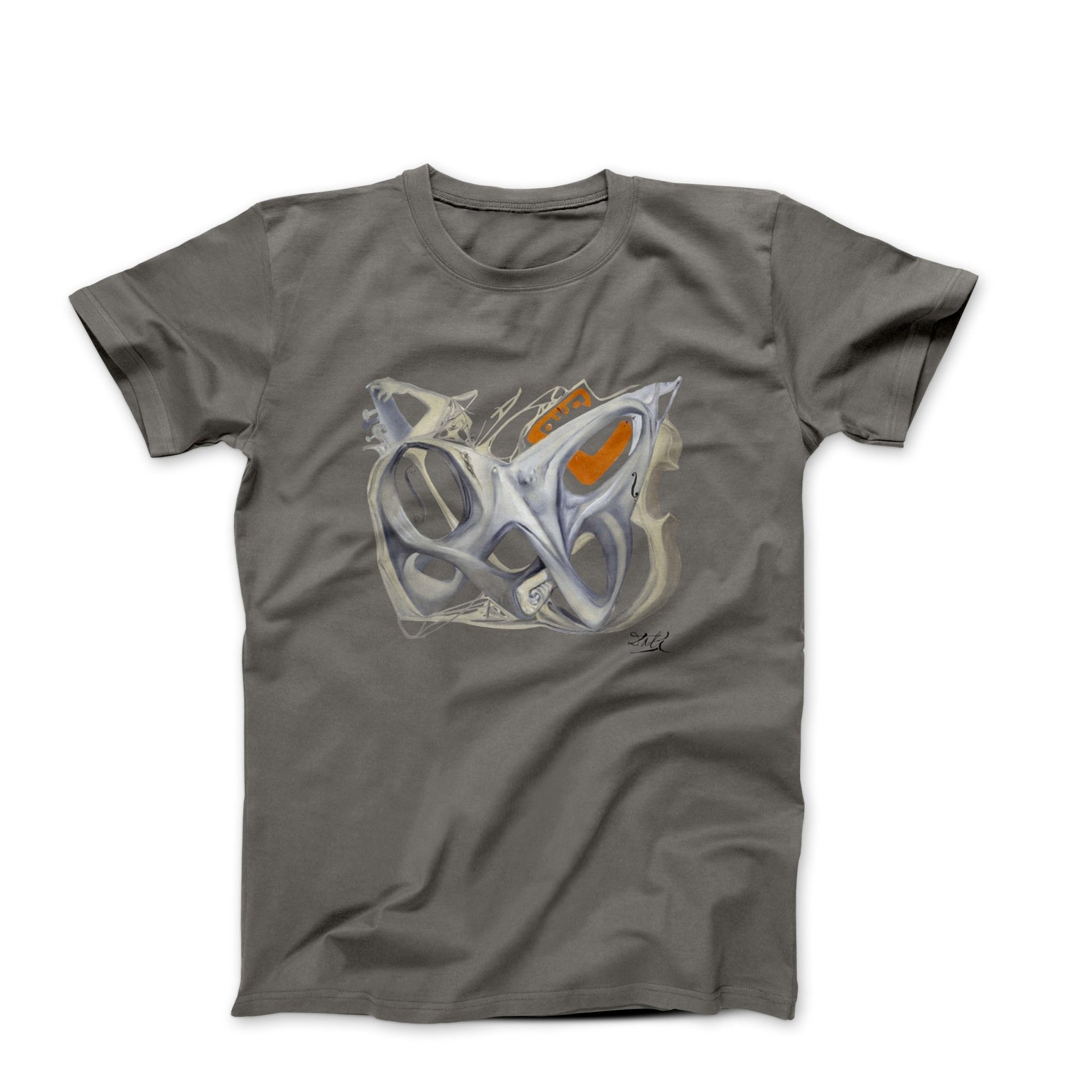 Salvador Dali Contortion of Female Turning Into Cello (1983) Art T-shirt - Clothing - Harvey Ltd