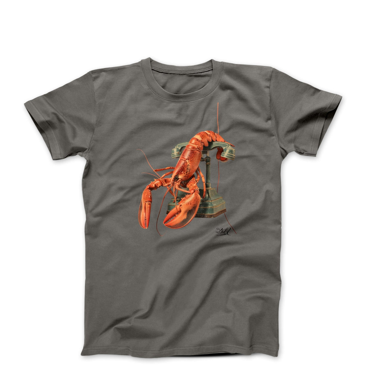 Salvador Dali Lobster Telephone (1936) Art T-shirt - Clothing - Harvey Ltd