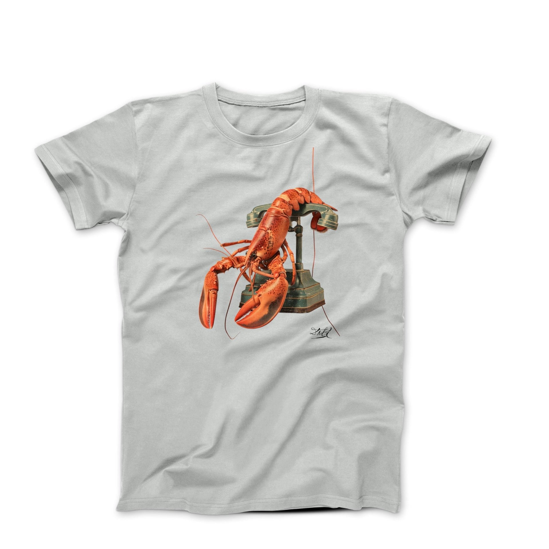 Salvador Dali Lobster Telephone (1936) Art T-shirt - Clothing - Harvey Ltd