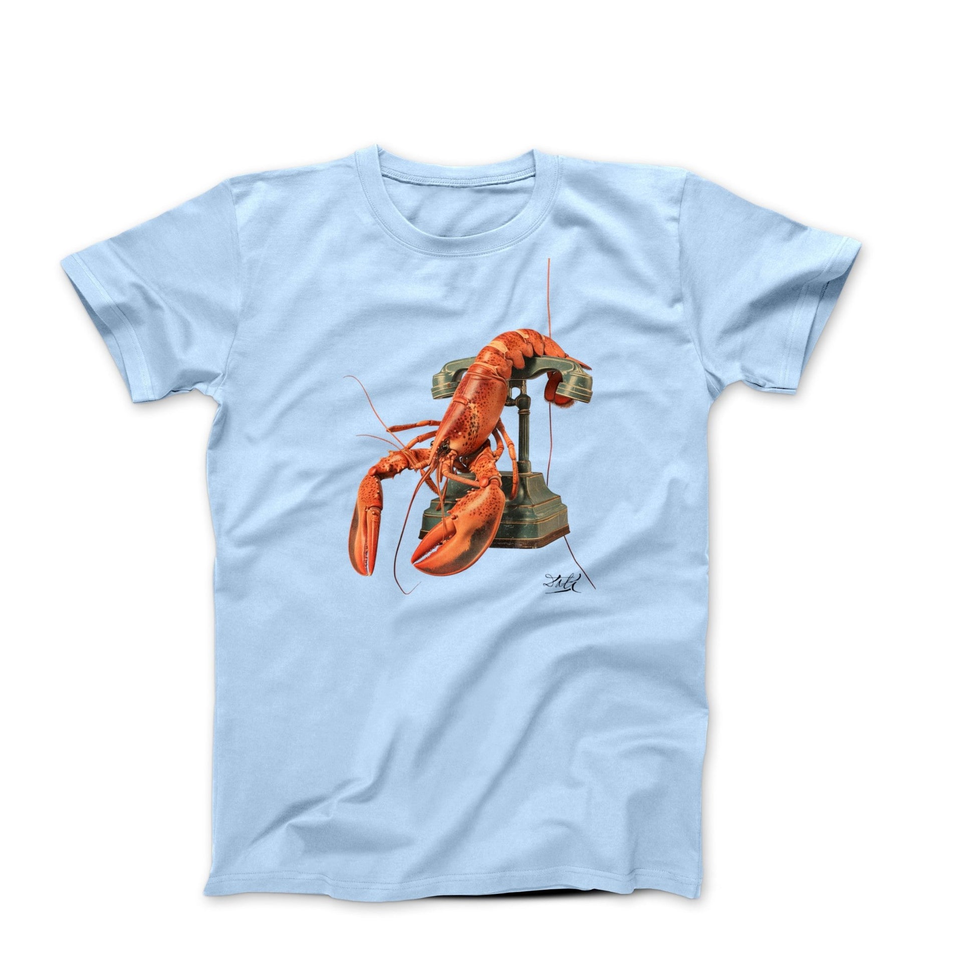 Salvador Dali Lobster Telephone (1936) Art T-shirt - Clothing - Harvey Ltd