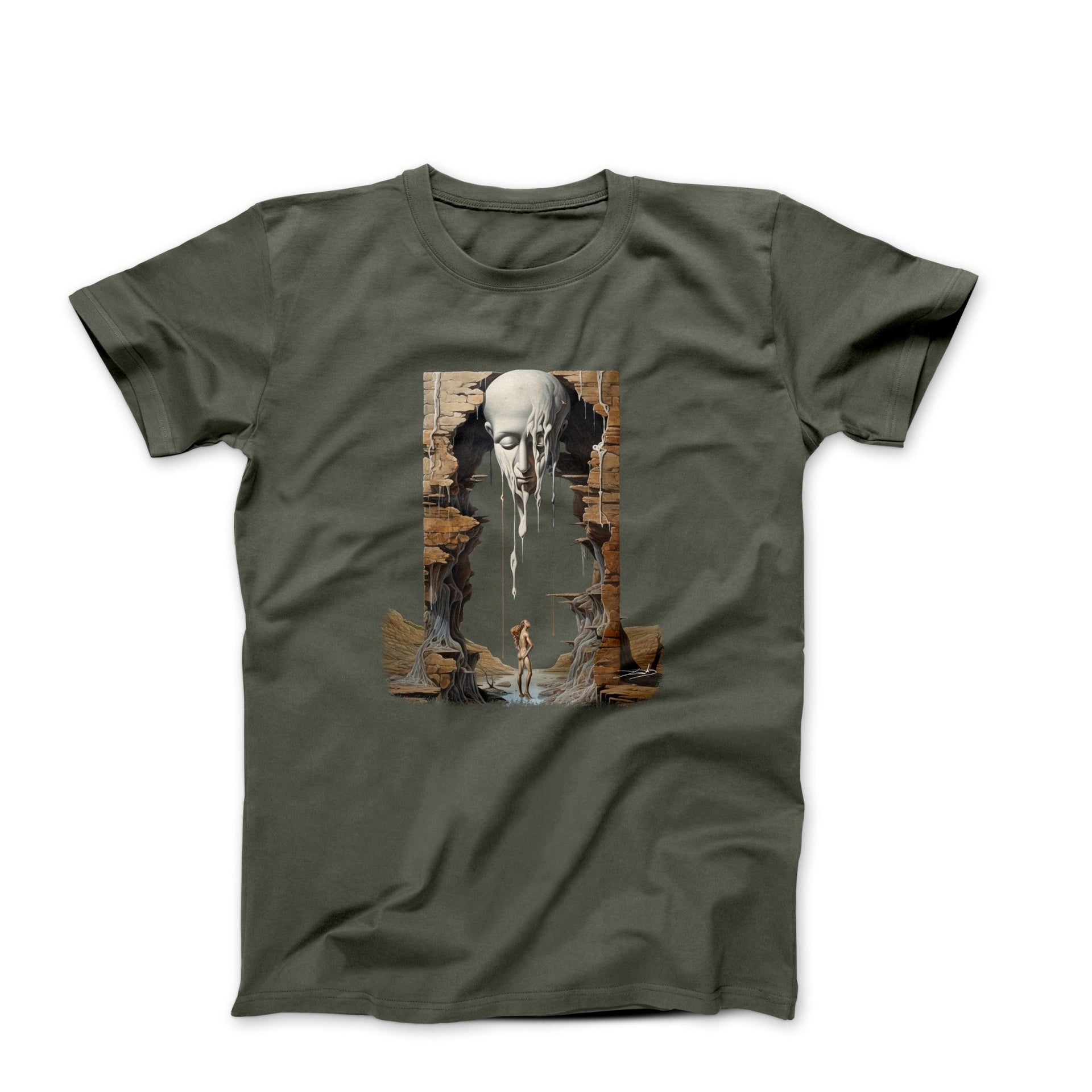Salvador Dali Melt In Thought Artwork T-shirt - Clothing - Harvey Ltd