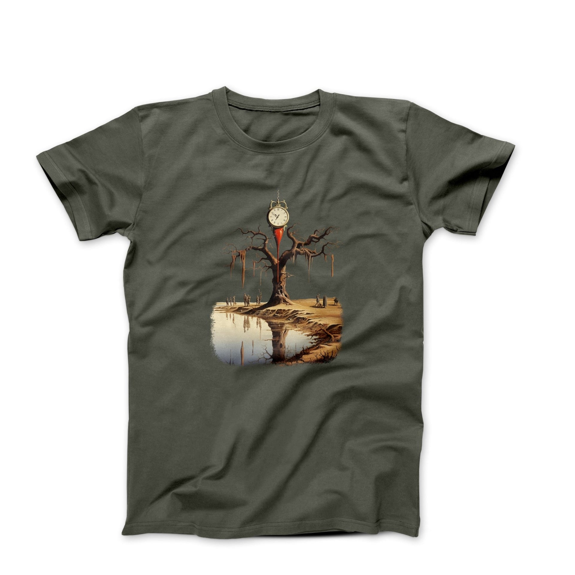 Salvador Dali Melting Time Artwork T-shirt - Clothing - Harvey Ltd