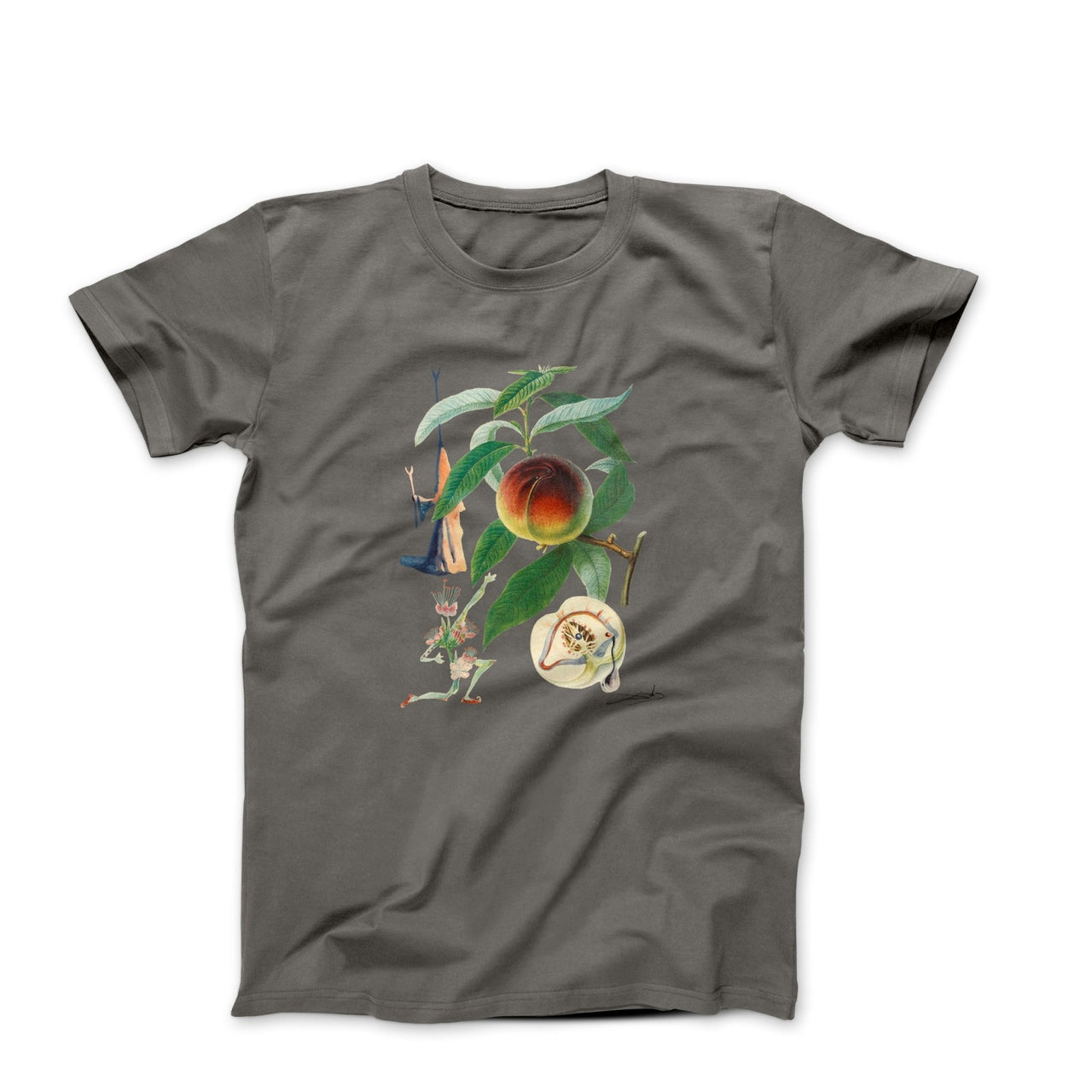 Salvador Dali Penitent Peach (1969) Artwork T-shirt - Clothing - Harvey Ltd