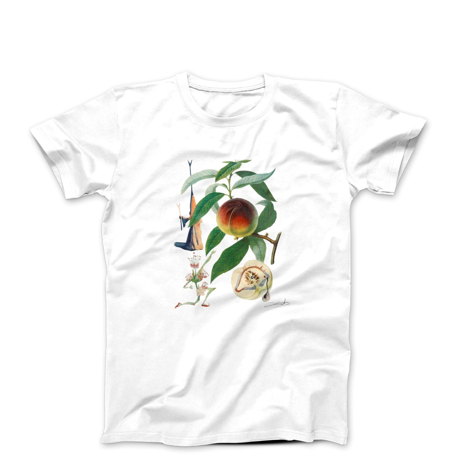 Salvador Dali Penitent Peach (1969) Artwork T-shirt - Clothing - Harvey Ltd