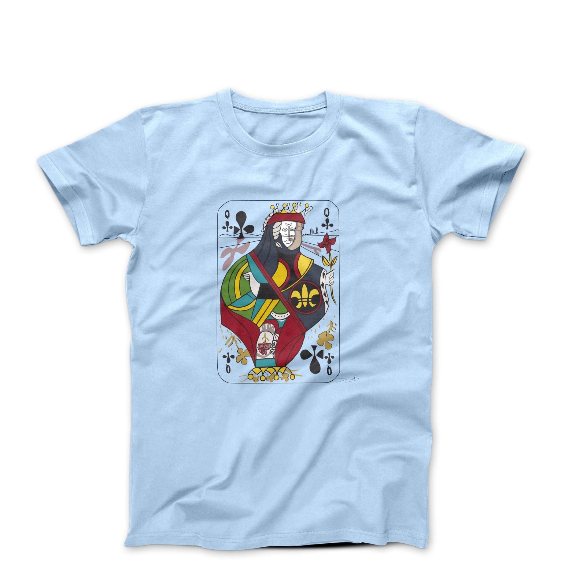 Salvador Dali Playing Cards (1967) Artwork T-shirt - Clothing - Harvey Ltd