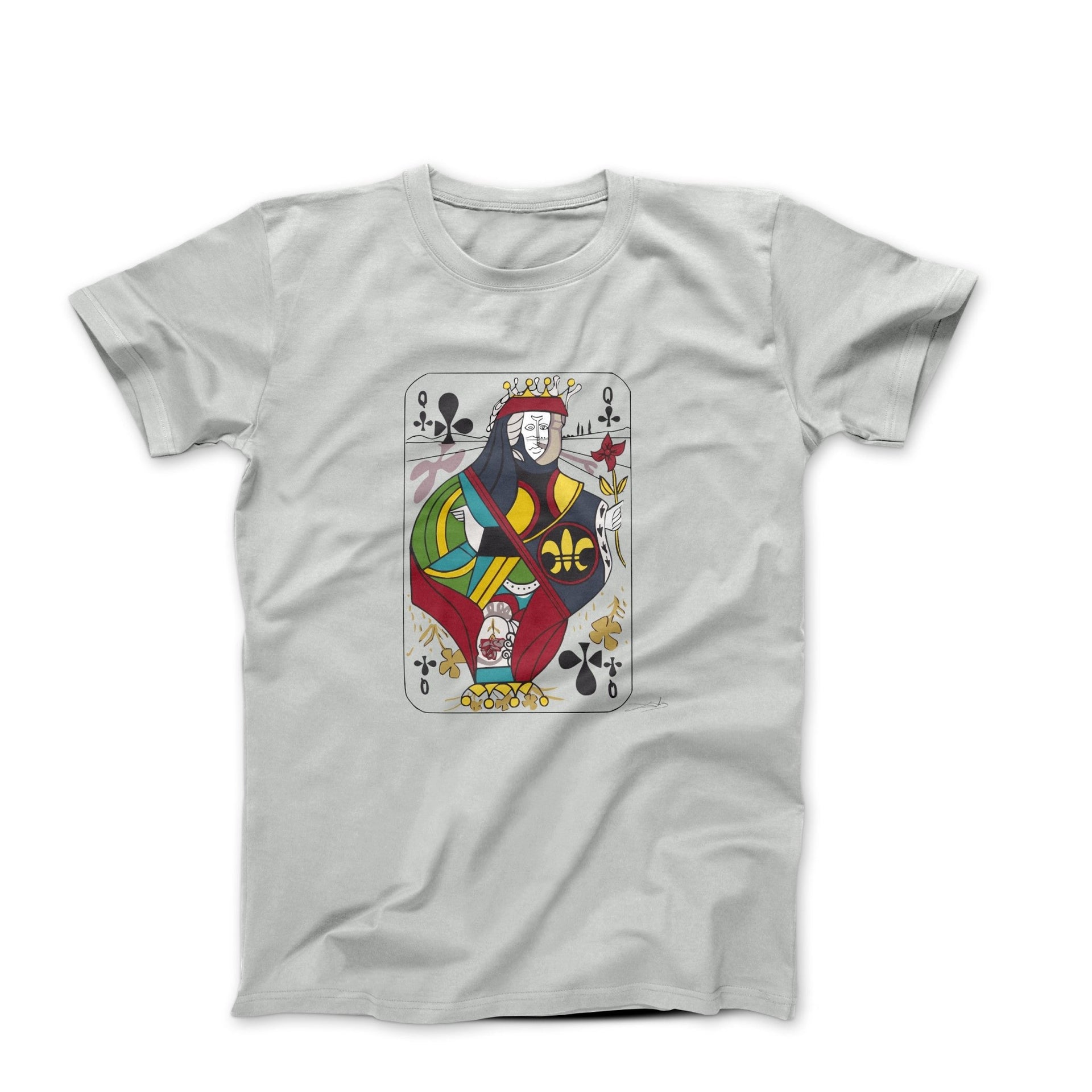 Salvador Dali Playing Cards (1967) Artwork T-shirt - Clothing - Harvey Ltd