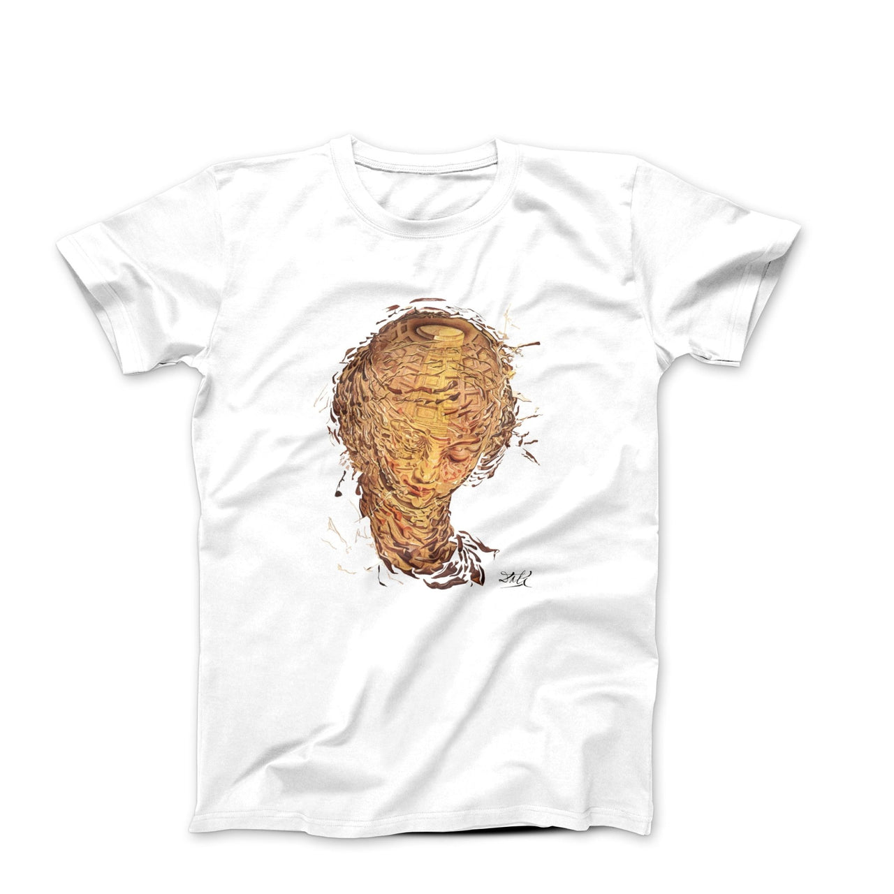 Salvador Dali Raphaelesque Head Exploding (1951) Artwork T-shirt - Clothing - Harvey Ltd