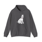 Snowy, Wire Fox Terrier Illustration Hoodie - Clothing - Harvey Ltd