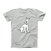 Snowy, Wire Fox Terrier Illustration T-Shirt - Clothing - Harvey Ltd