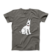 Snowy, Wire Fox Terrier Illustration T-Shirt - Clothing - Harvey Ltd