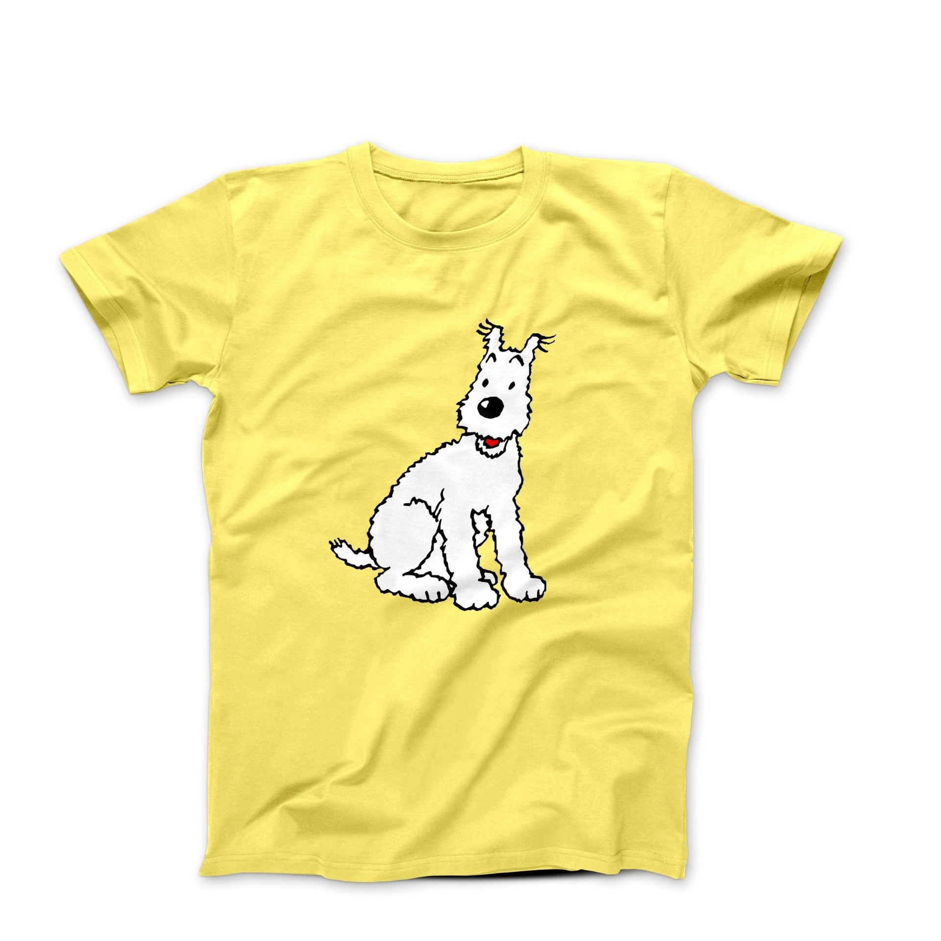 Snowy, Wire Fox Terrier Illustration T-Shirt - Clothing - Harvey Ltd