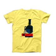 Tom Eckersley Train (1975) Poster Art T-shirt - Clothing - Harvey Ltd