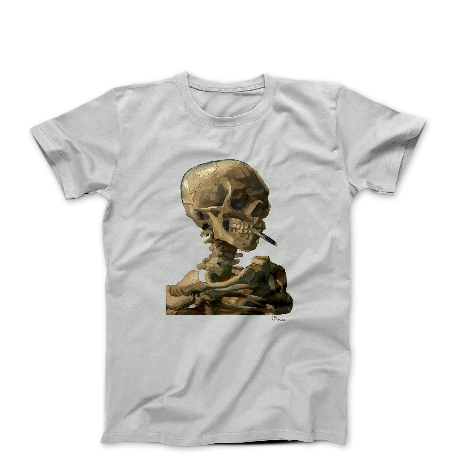 Van Gogh Skull of a Skeleton (1886) Artwork T-Shirt - Clothing - Harvey Ltd
