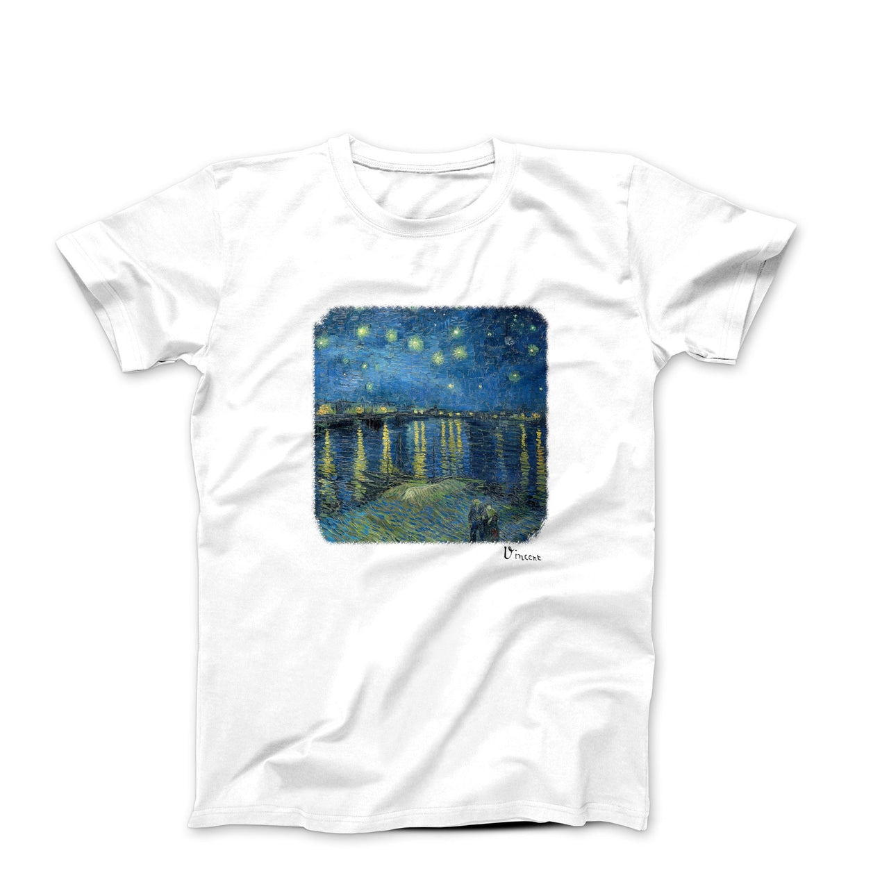 Van Gogh Starry Night Over the Rhone (1888) Art T-shirt - Clothing - Harvey Ltd