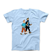 Walking With Captain Haddock Comics T-Shirt - Clothing - Harvey Ltd