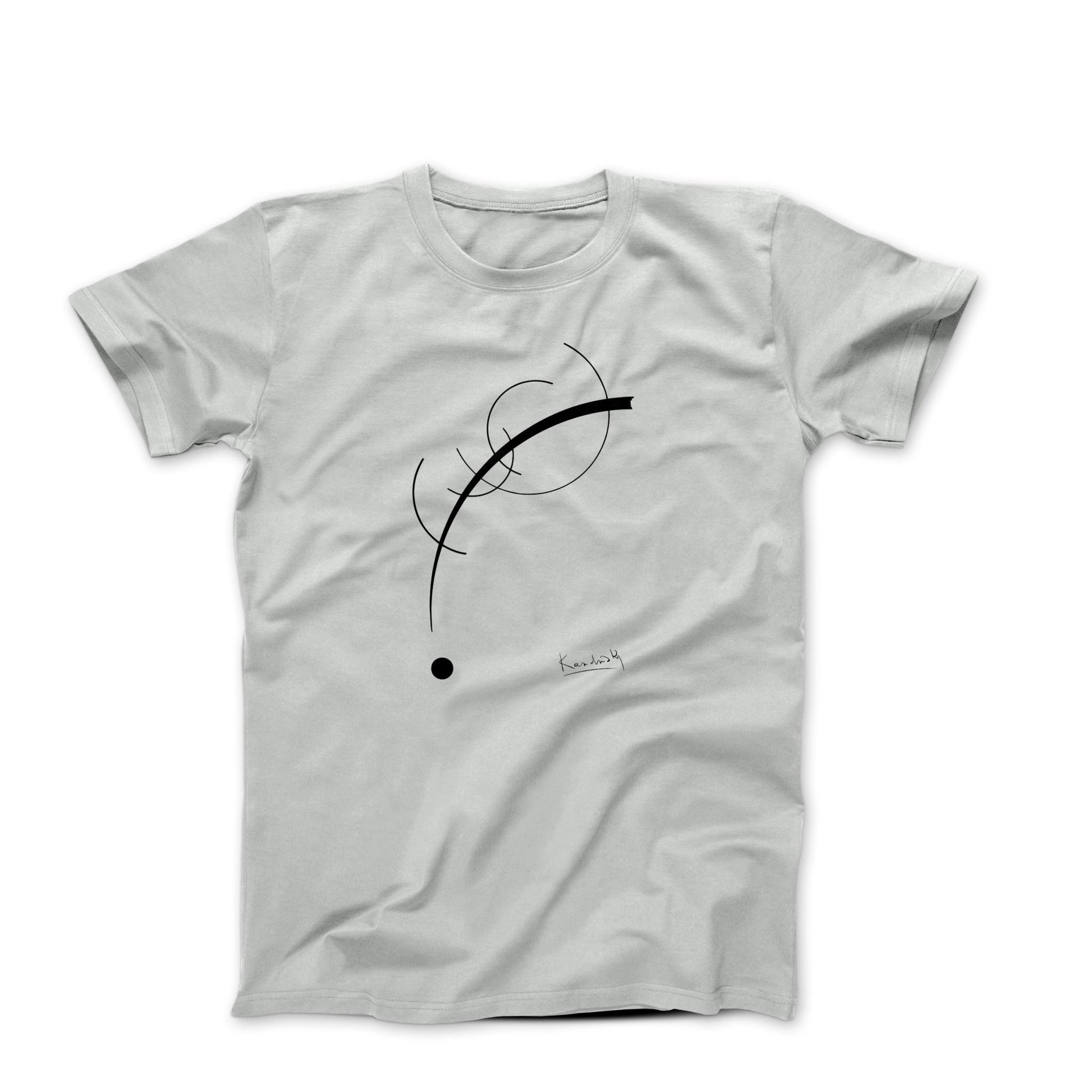 Wassily Kandinsky Free Curve To A Point (1925) Artwork T-shirt - Clothing - Harvey Ltd